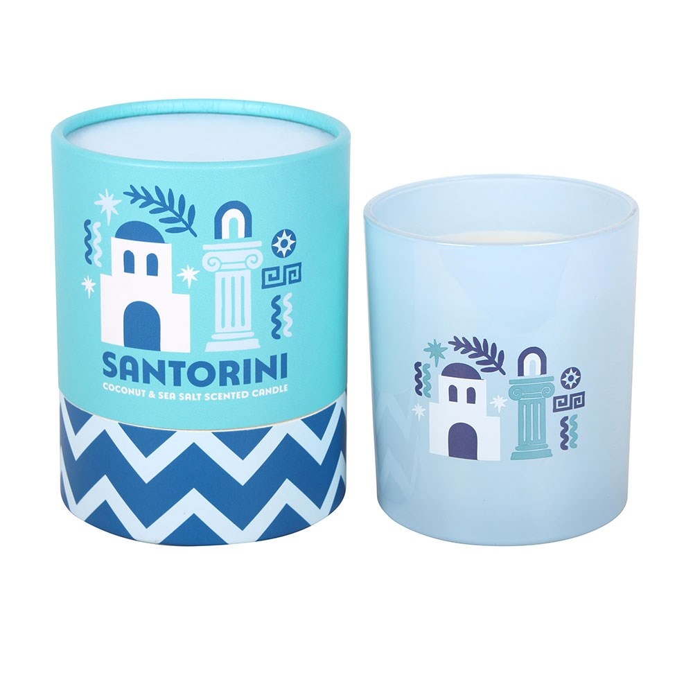 Something Different - Santorini Coconut & Sea Salt Bougie Parfumée - Bleu